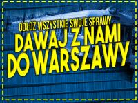 Informacje na temat wyjazdu do Warszawy!